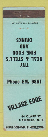 Matchbook Cover - Village Edge Hamburg NY restaurant