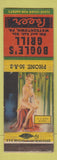 Matchbook Cover - Bogle's Grill Watsonville PA pinup