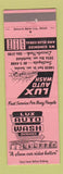 Matchbook Cover - Lux Auto Wash Car Wash Lincoln Park MI