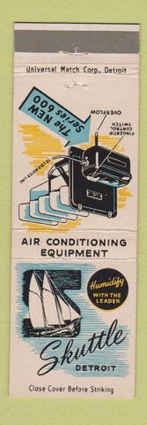 Matchbook Cover - Skuttle Detroit MI Humidifier
