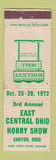 Matchbook Cover - East Central Ohio Hobby Show Canton OH 1972 WEAR