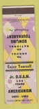 Matchbook Cover - Bowling Tournament Pittsburgh PA 1953 OUAM