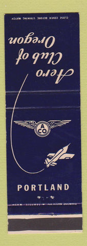 Matchbook Cover - Aero Club of Portland OR