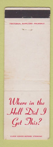 Matchbook Cover - Rontel Airport Tucson AZ