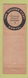 Matchbook Cover - Rontel Airport Tucson AZ