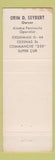 Matchbook Cover - Peninsula Air Ways Pilot Point AK Air Taxi WEAR