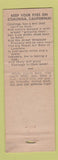 Matchbook Cover - Lacey's Cafe Coalinga CA