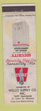 Matchbook Cover - Security Welco Winer Air Conditioner St Louis MO WEAR