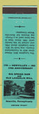 Matchbook Cover - Newville PA 175th Anniversary TEAL