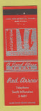 Matchbook Cover - Red Arrow Cocktail Lounge South Milwaukee WI