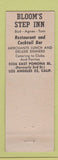 Matchbook Cover - Bloom's Step Inn Los Angeles CA WEAR