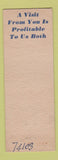 Matchbook Cover - Dick Bardon Sporting Goods Music Store Department Tulsa OK