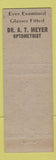 Matchbook Cover - Meyer's Jewelry Wilkes Barre PA