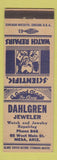 Matchbook Cover - Dahlgren Jewelry Store Mesa AZ