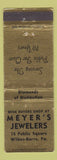Matchbook Cover - Meyer's Jewelry Wilkes Barre PA