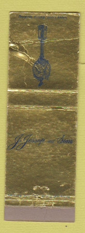 Matchbook Cover - J Jessop Sons Jewelry La Jolla San Diego CA WORN