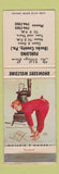 Matchbook Cover - Village Barn Furlong Bucks County PA pinup WEAR