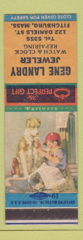 Matchbook Cover - Gene Landry Jewelry Fitchburg MA