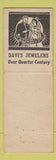 Matchbook Cover - David Jewelry Pleasant Hill CA WORN