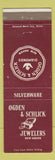 Matchbook Cover - Ogden & Schlick Jewelry New Haven CT