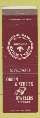 Matchbook Cover - Ogden & Schlick Jewelry New Haven CT