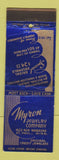 Matchbook Cover - Myron Jewelry St Paul MN WEAR