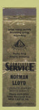 Matchbook Cover - Norman Lloyd Jewelry Repair New Castle PA WEAR