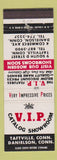 Matchbook Cover - VIP Catalog Showroom Taftville Danielson CA