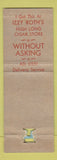 Matchbook Cover - Morrey's Jewelry Store Columbus OH? PAPER LOSS