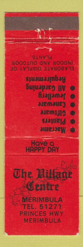 Matchbook Cover - Village Centre Merimbula Australia Jewelry Gifts