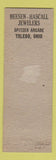 Matchbook Cover - Heesen Hascall Jewelry Toledo OH