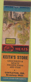 Matchbook Cover - Keith's Store Castleton IN