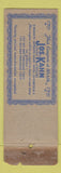 Matchbook Cover - Jos Kahn Jewelry Elizabeth NJ POOR STRIKER