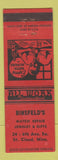 Matchbook Cover - Binsfeld's Watch Repair Jewelry St Cloud MN  WEAR
