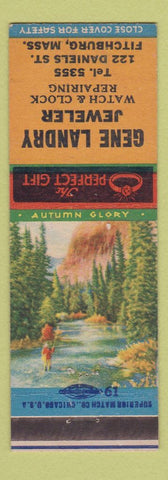 Matchbook Cover - Gene Landry Jewelry Fitchburg MA