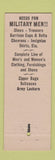 Matchbook Cover - Caster Jewelry Loan St Louis MO