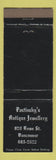 Matchbook Cover - Pastinsky's Antique Jewelry Vancouver BC? WEAR