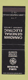 Matchbook Cover - Canada General Electric GE Renewal Parts