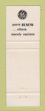 Matchbook Cover - Canada General Electric GE Renewal Parts