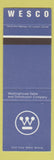 Matchbook Cover - Wesco Westinghouse Sales Canada SAMPLE