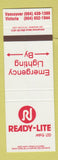 Matchbook Cover - Ready Lite Manufacturing Vancouver Victoria BC SAMPLE