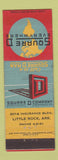 Matchbook Cover - Square D Electrical Equipment Little Rock AR