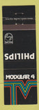 Matchbook Cover - Philips Modular 4 TV?