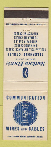 Matchbook Cover - Northern Electric Canada Telephone Cables