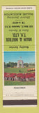 Matchbook Cover - Main & Matrix TV Vancouver BC Peace Arch