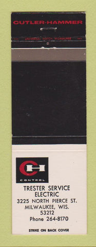 Matchbook Cover - Cutler Hammer Control Trester Electric Milwaukee WI
