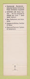 Matchbook Cover - Cutler Hammer Control Trester Electric Milwaukee WI