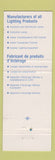 Matchbook Cover - Sylvania GTE Electricity Lighting