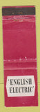 Matchbook Cover - English Electric Bryant and May UK WEAR