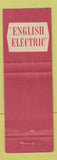 Matchbook Cover - English Electric Bryant and May UK WEAR